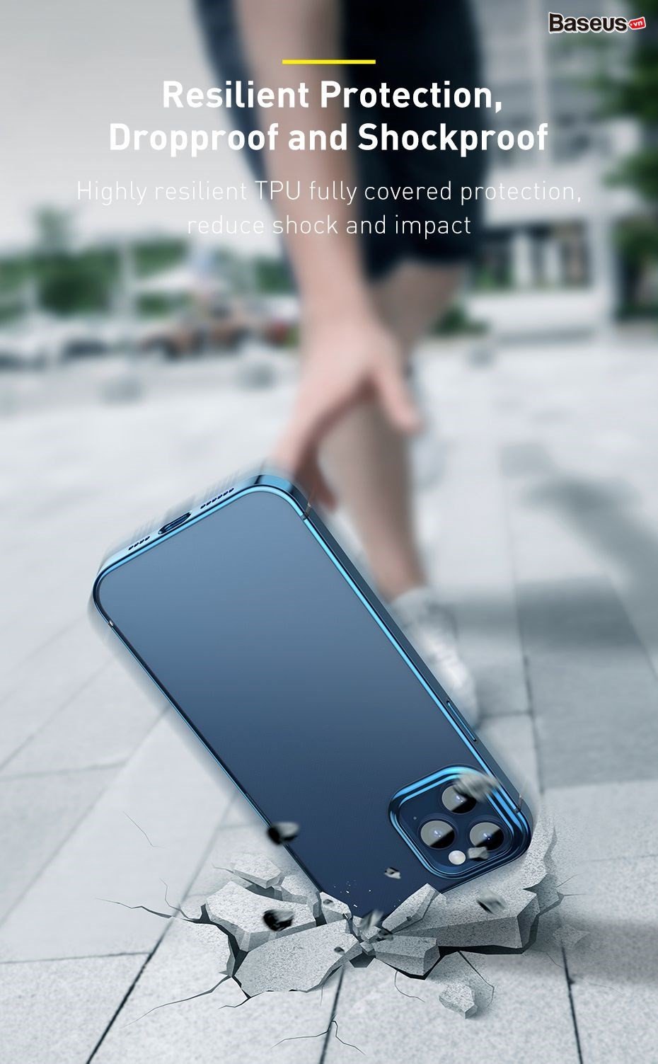 Ốp lưng Silicone dẽo trong suốt viền si màu Baseus Shining Case cho iPhone 12 mini / iPhone 12 / iPhone 12 Pro / iPhone 12 Promax_Hàng Nhập Khẩu