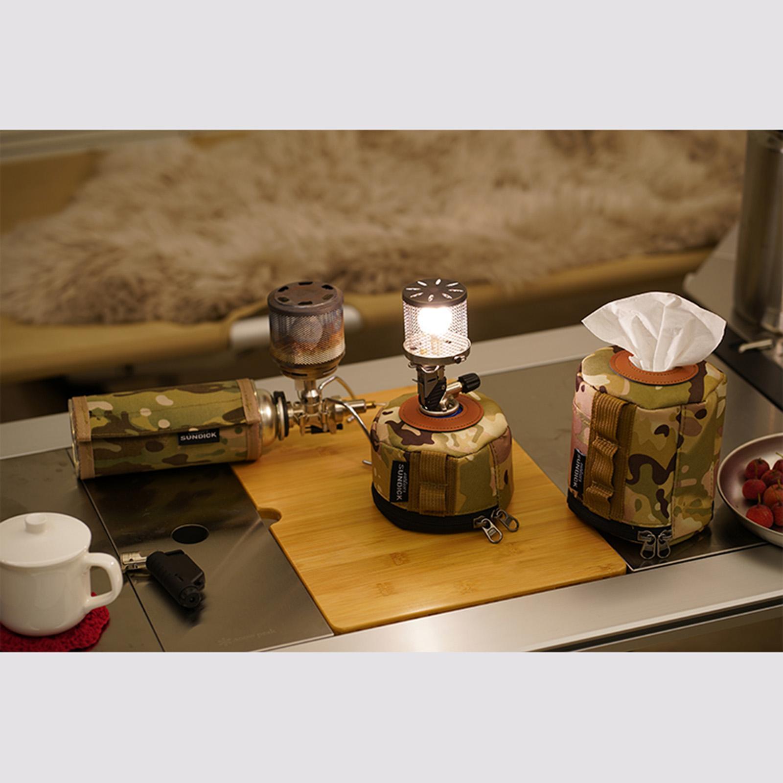 Gas Tank Protective Case Fuel Cylinder Canister Storage Cover for Picnic Travel Hiking Outdoor Camping