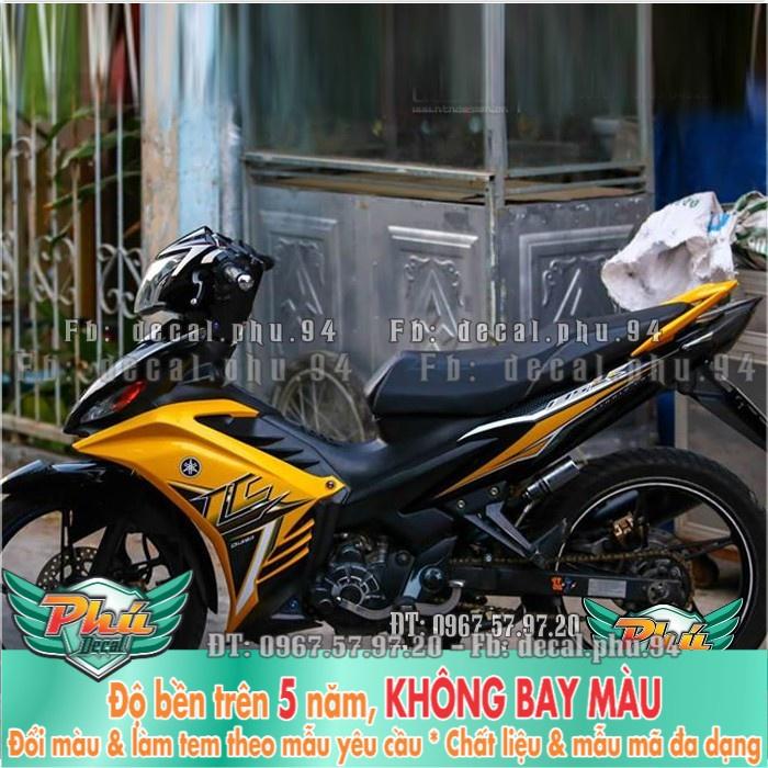 Tem rời EX 135 2011-2014 LC vàng đen  -1