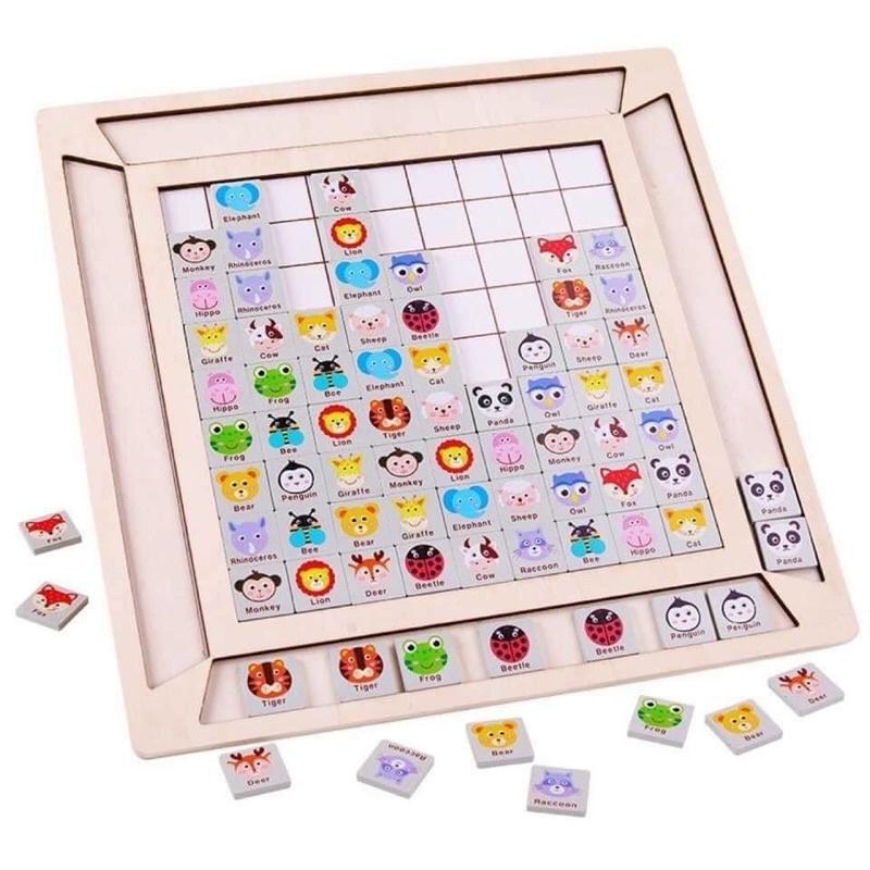 BỘ ĐỒ CHƠI GỖ XẾP HÌNH PiKa LUYỆN TƯ DUY CHO BÉ