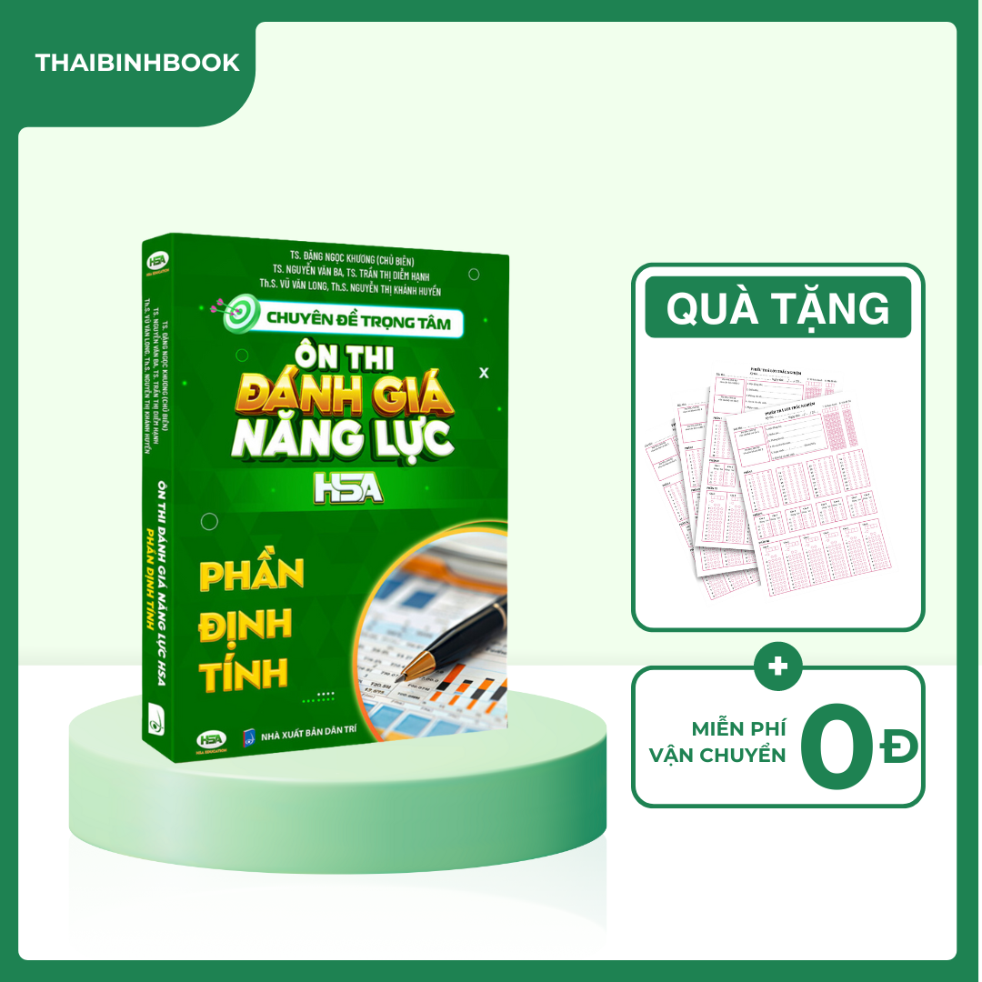 Sách - Chuyên Đề Trọng Tâm Ôn Thi ĐGNL HSA (Phần Định Tính)