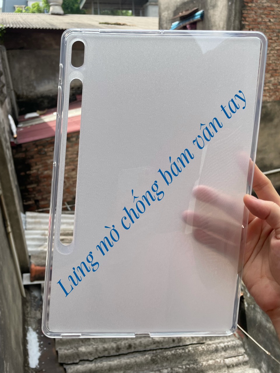 Ốp silicon cho Samsung Galaxy Tab S7 FE 12.4 inch - Silicon dẻo nhám chống bám vân tay
