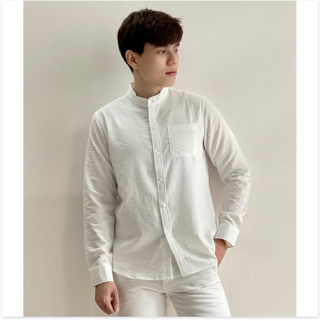 ÁO SƠ MI ĐŨI TAY DÀI,CO TÚI,HOA TIẾT TRƠN NHƯNG KHÔNG KÉM PHẦN SANG TRỌNG LANA FASHION