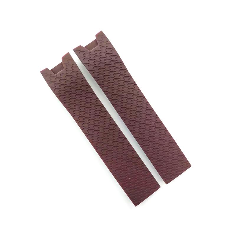 20x18mm Người Phụ Nữ Đen Nâu Xanh Dương Silicon Chống Thấm Nước Cao Su Thay Thế Dây Đồng Hồ Đeo Tay Dây Đeo Thắt Lưng Cho Ulysse Nardin đồng hồ Nữ dây