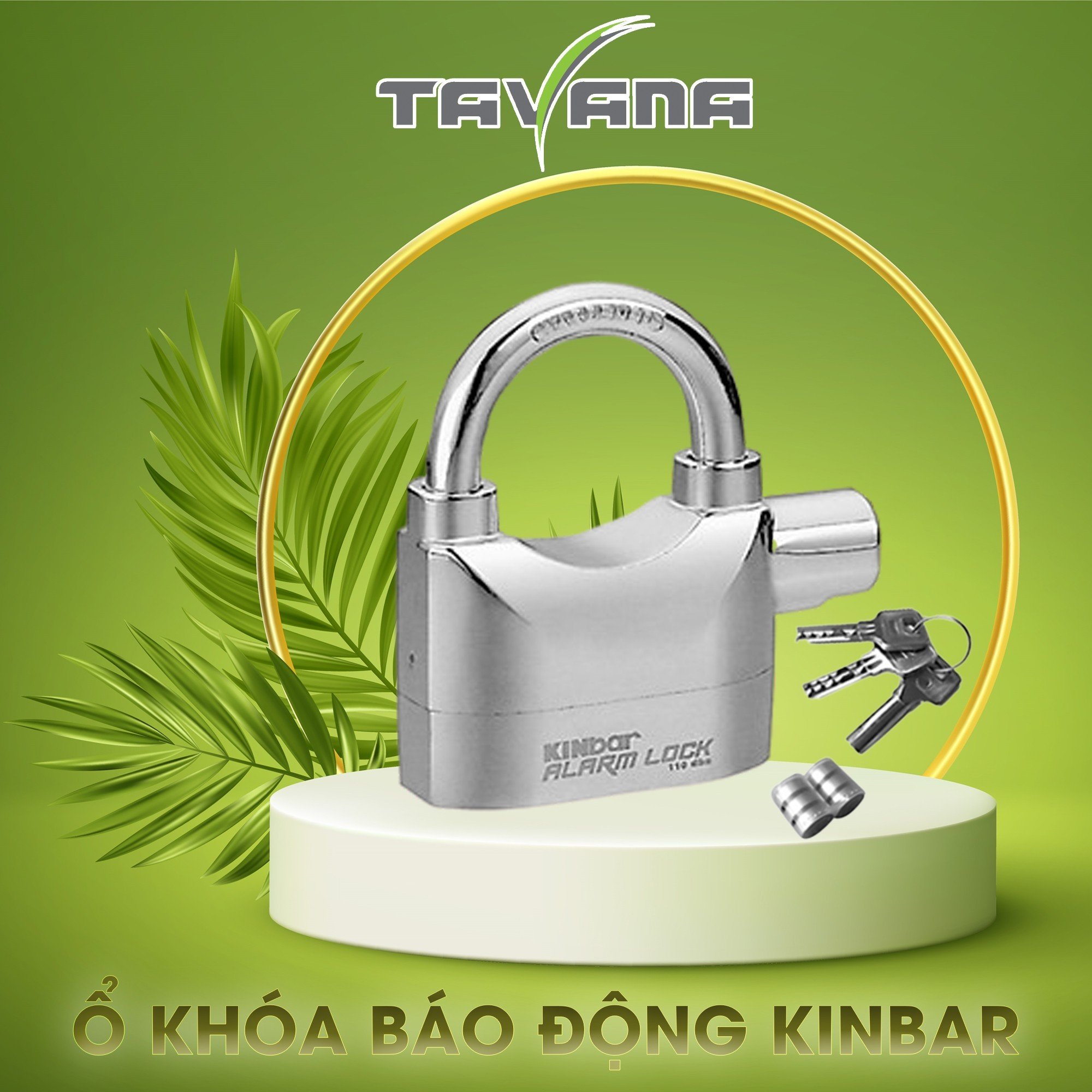 Ổ Khóa Báo Động Chống Trộm KINBar K101A