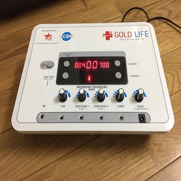 MÁY MASSAGE VẬT LÝ TRỊ LIỆU SỨC KHỎE VÀNG GOLDLIFE GL- 16