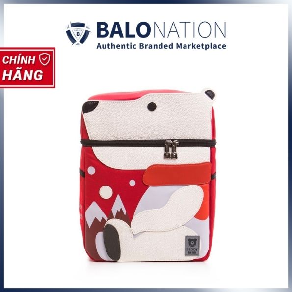 Balo Tiểu Học Chống Gù BEDDYBEAR Cute Bag Họa Tiết Gấu Bắc Cực Cho Bé YE-GAU - Hàng Chính Hãng