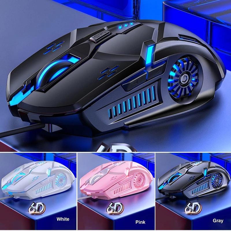 Chuột Gaming G5 Có Dây ĐèN LED 6 NúT BấM Không TiếNg ỒN