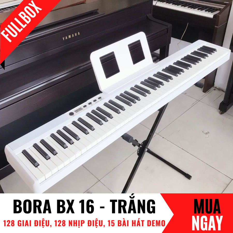 Đàn Piano Điện Bora BX 16 - 88 Phím Cảm Lực- Kết Nối Bluetooth + Chân Đàn