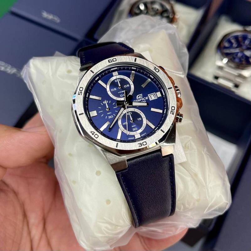 Đồng Hồ Nam Dây Da Casio Edifice EFV-640L-2A Chính Hãng | EFV-640L-2AVUDF