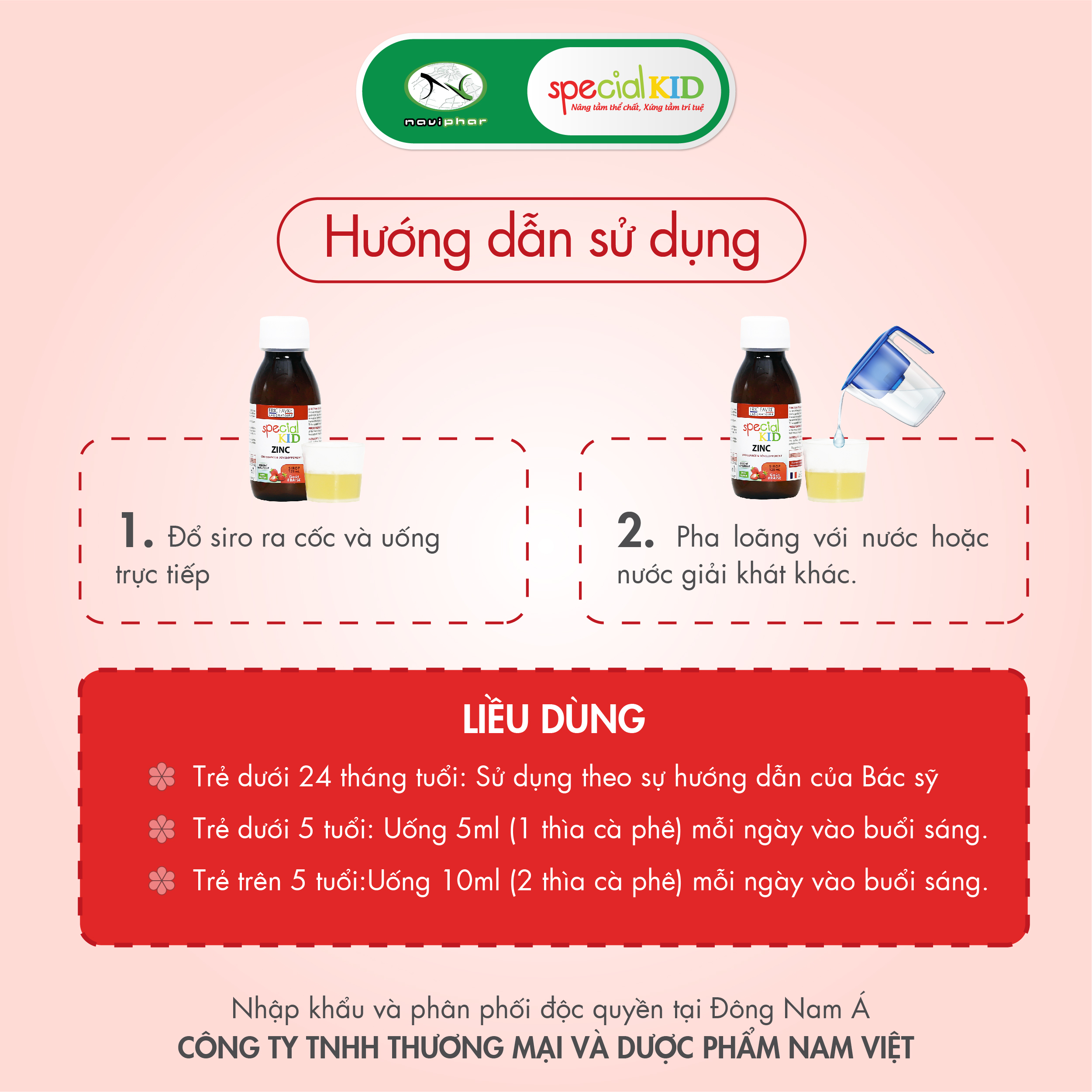 TPBVSK Special Kid Zinc - Bổ sung Kẽm cho cơ thể, hỗ trợ tăng cường sức đề kháng