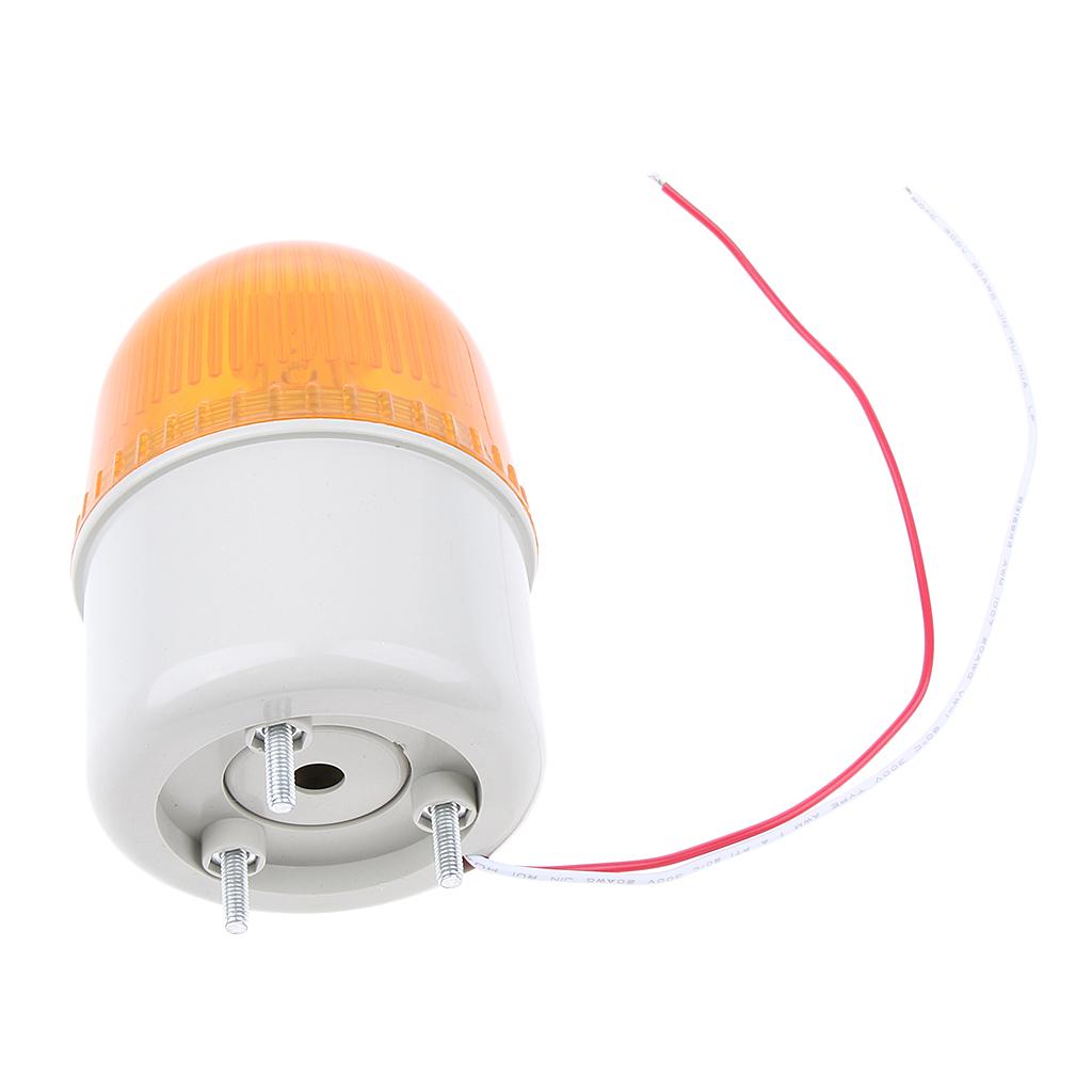 AC220V Emergency Warning Strobe LED Beacon Light with Alarm Sound / Amber