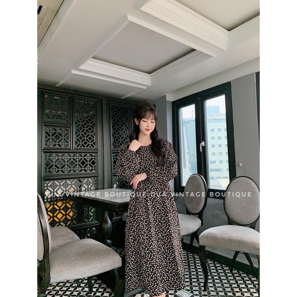 Đầm maxi dáng suông viền eo