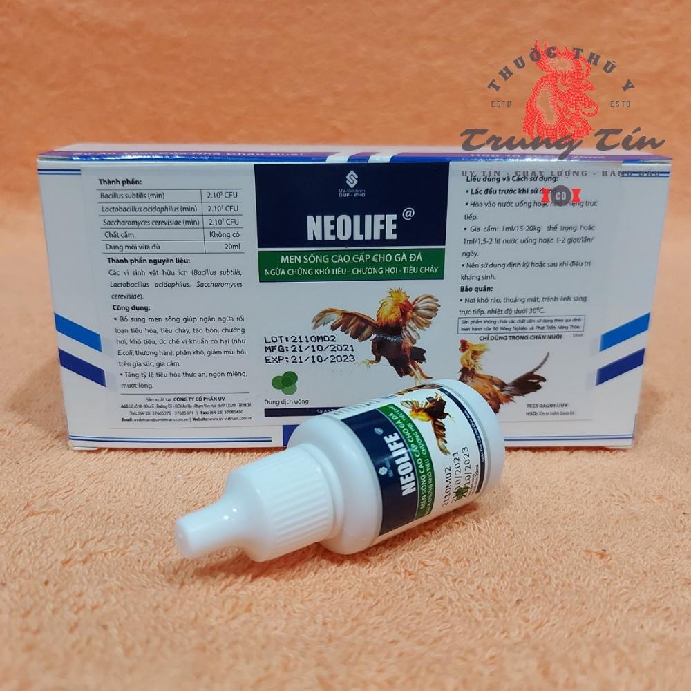 NEO LIFE - men sống cao cấp cho gà đá , khó tiêu , chướng hơi , tiêu chảy