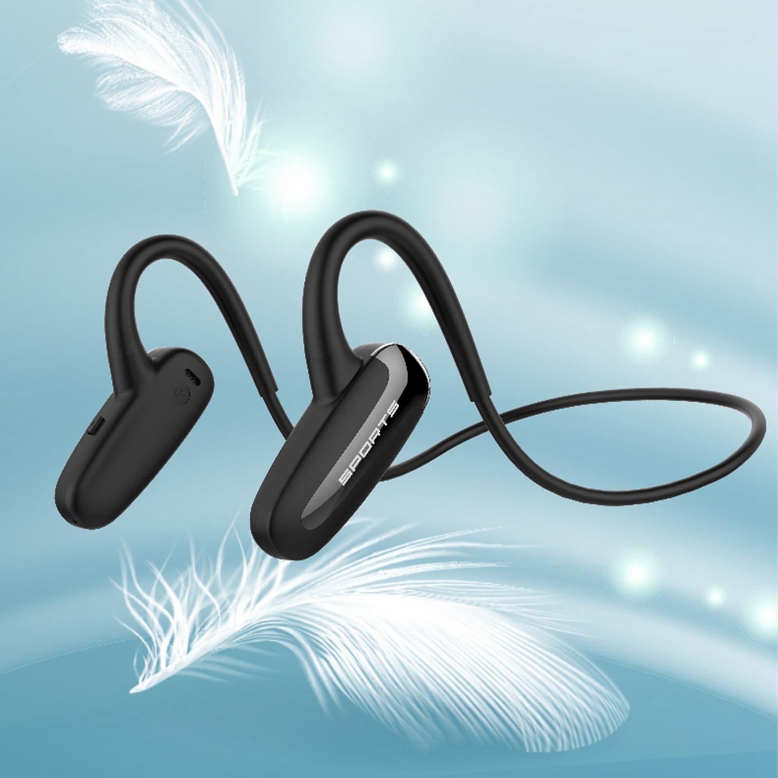 Air Bone Conduction Headphones Titanium Bluetooth 5.1 Open Ear Headset for Running Workout