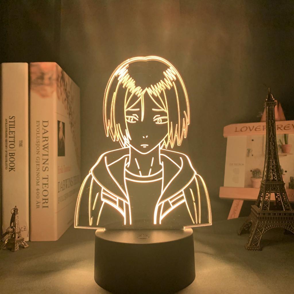 Đèn ngủ 3D bóng LED hình nhân vật Kozume Kenma trong phim hoạt hình Haikyuu dùng trong phòng ngủ
