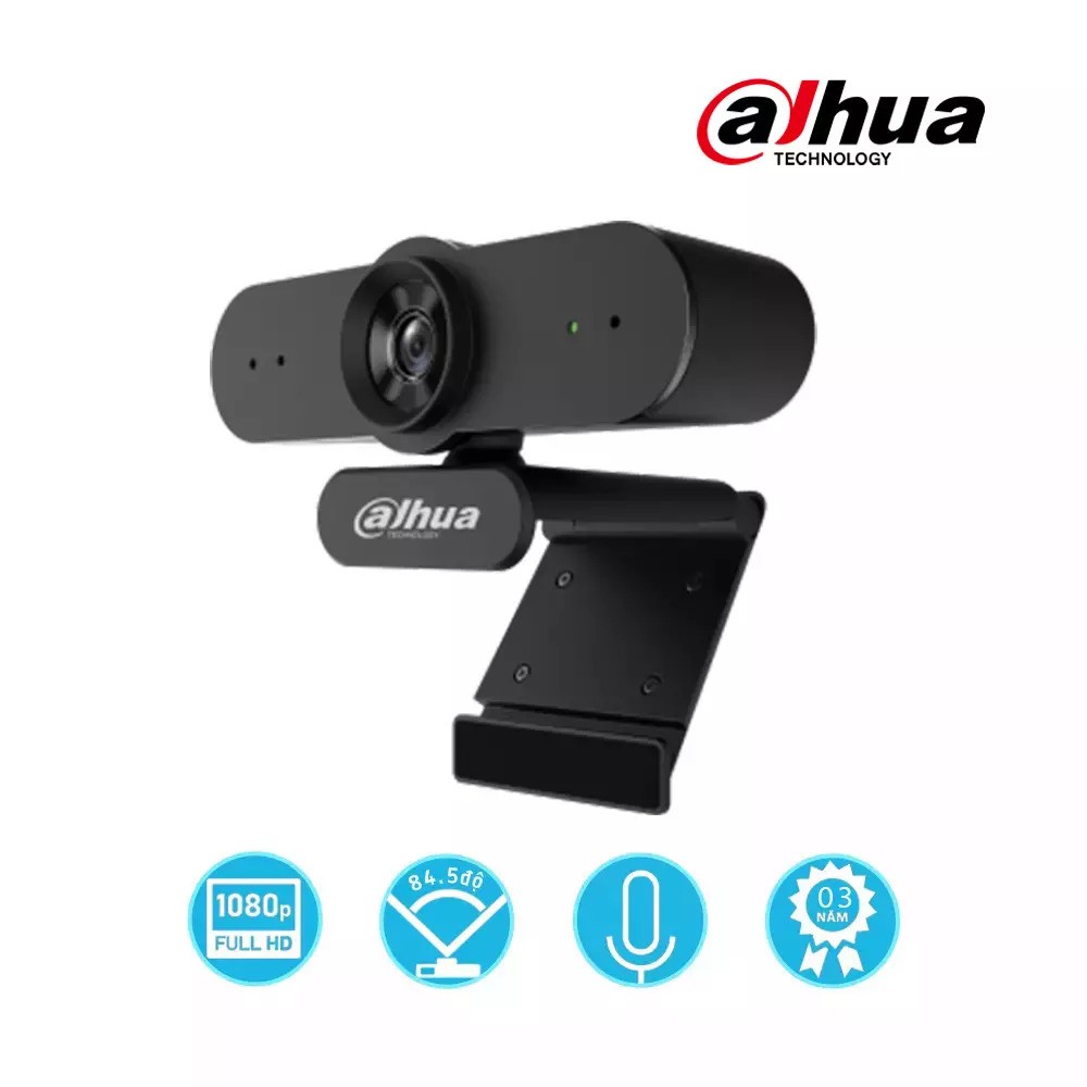 Webcam Dahua UC320 1080P Hàng Chính Hãng - 1 Cổng USB Tích Hợp Mic Học Online