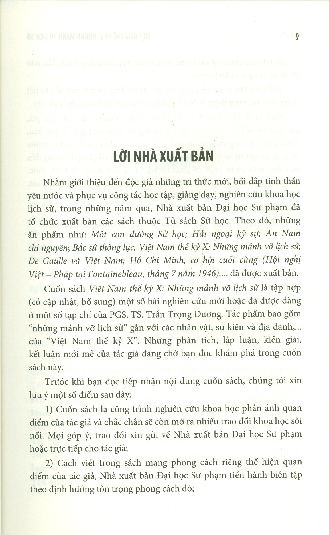 VIỆT NAM THẾ KỶ X - Những Mảnh Vỡ Lịch Sử (Bìa mềm) - Tái bản năm 2022