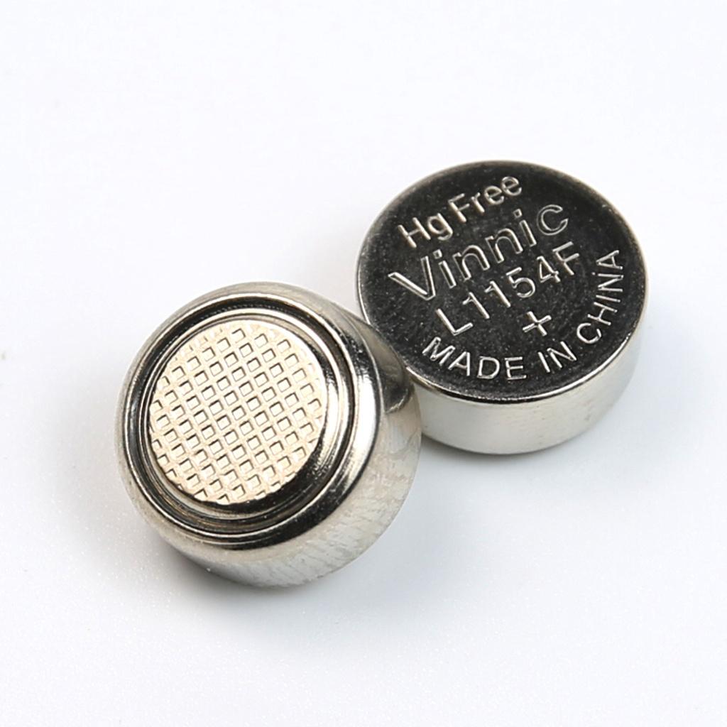 Vỉ 10 Pin cúc áo VINNIC AG13 / L1154 / A76 / 357 / LR44W Chính hãng dùng cho đồng hồ đeo tay, thiết bị điện tử