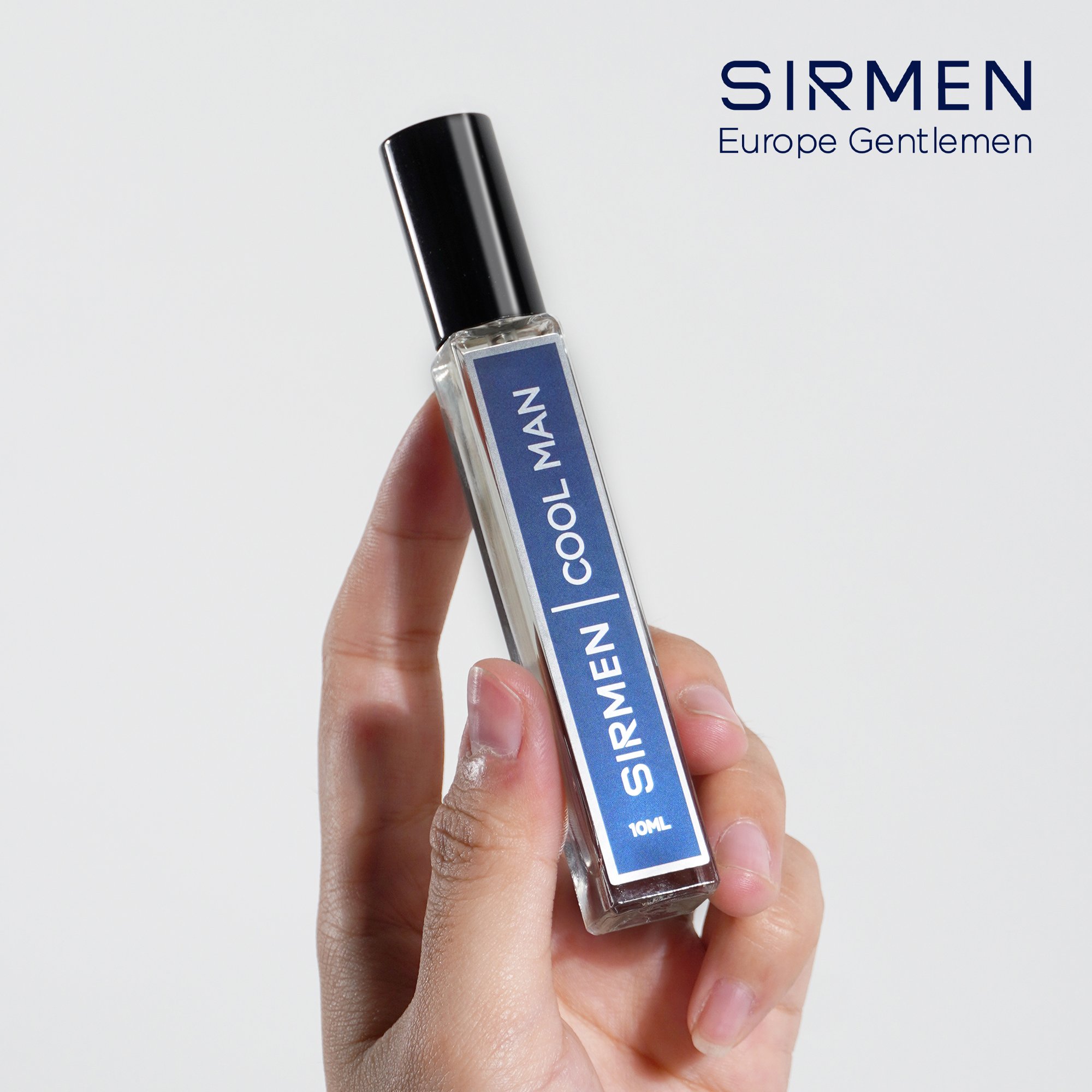 Nước hoa nam SIRMEN COOL MAN Eau de Parfum Châu Âu Europe Gentlemen cao cấp chai 10ml thơm thanh mát, trẻ trung, năng động