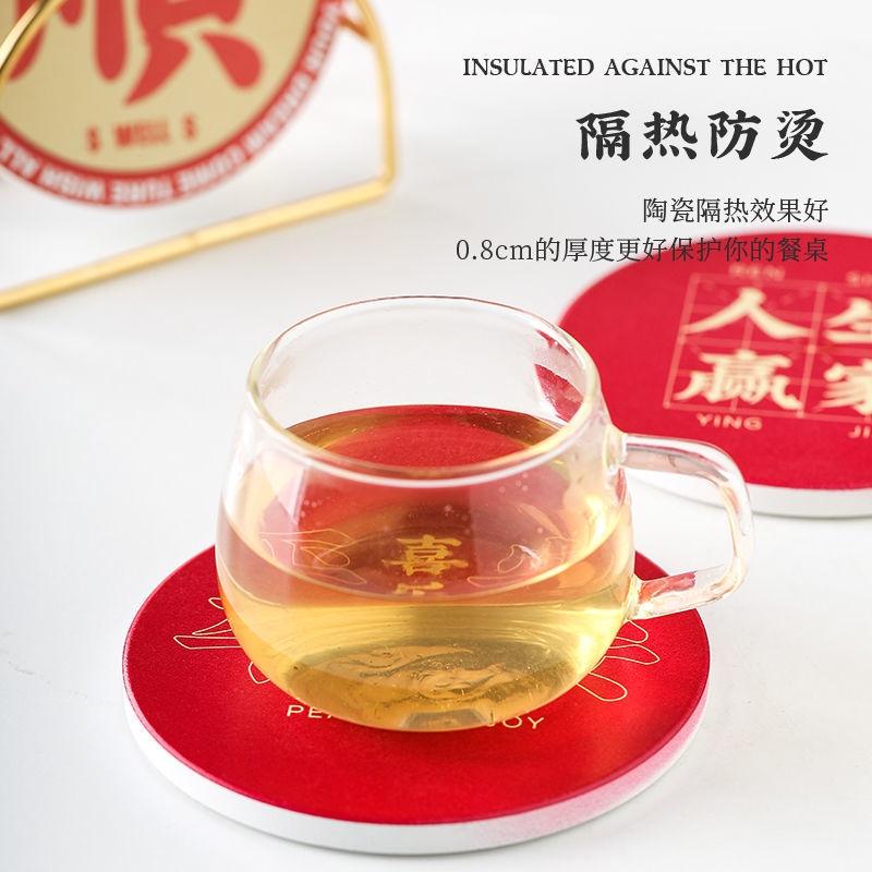 Tấm Lót Bàn Ăn Bằng Sứ Cách Nhiệt Chống Bỏng Sáng Tạo Tiện Dụng