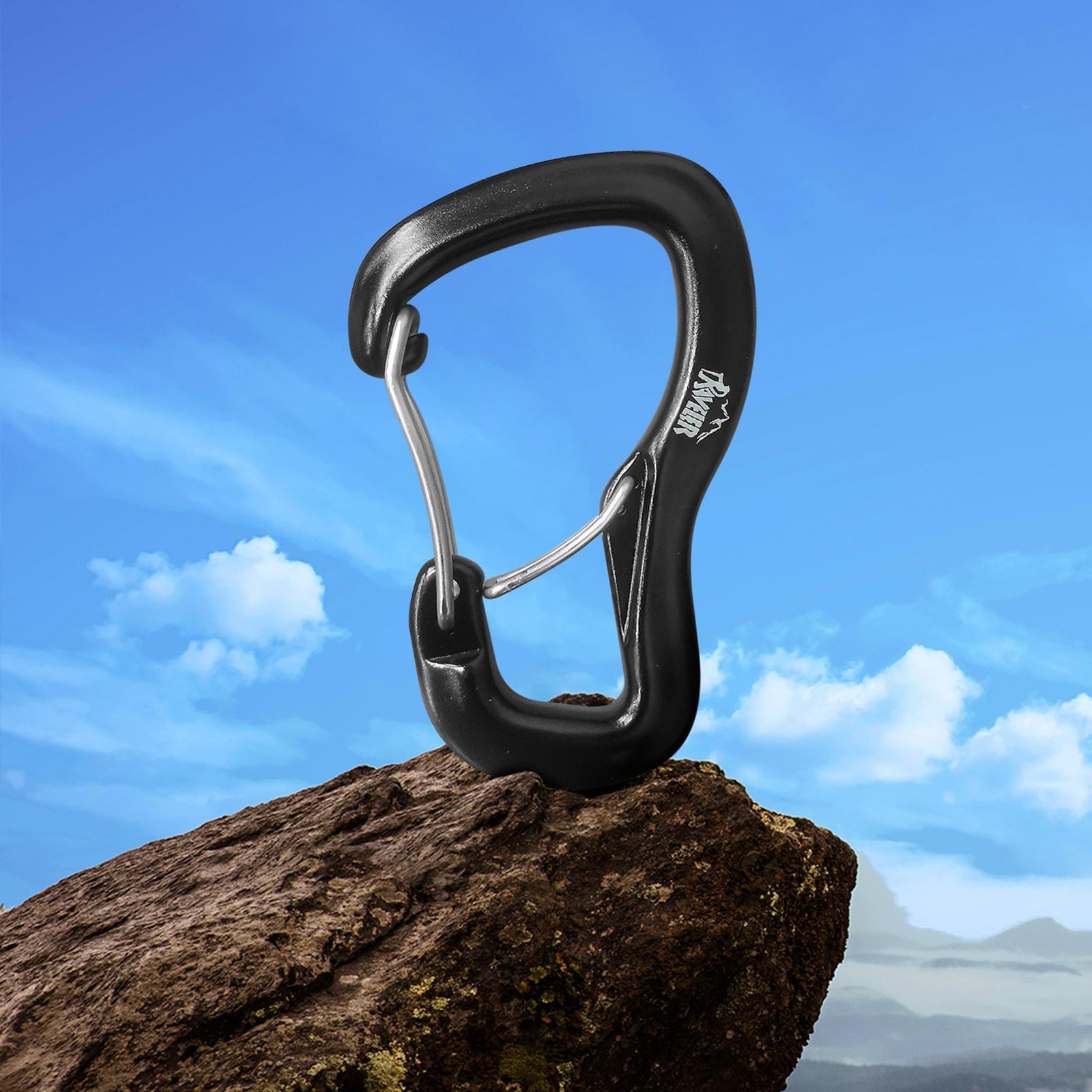 Hammock Carabiner Hook 8kN  Lightweight for Traveling Outdoor Camping