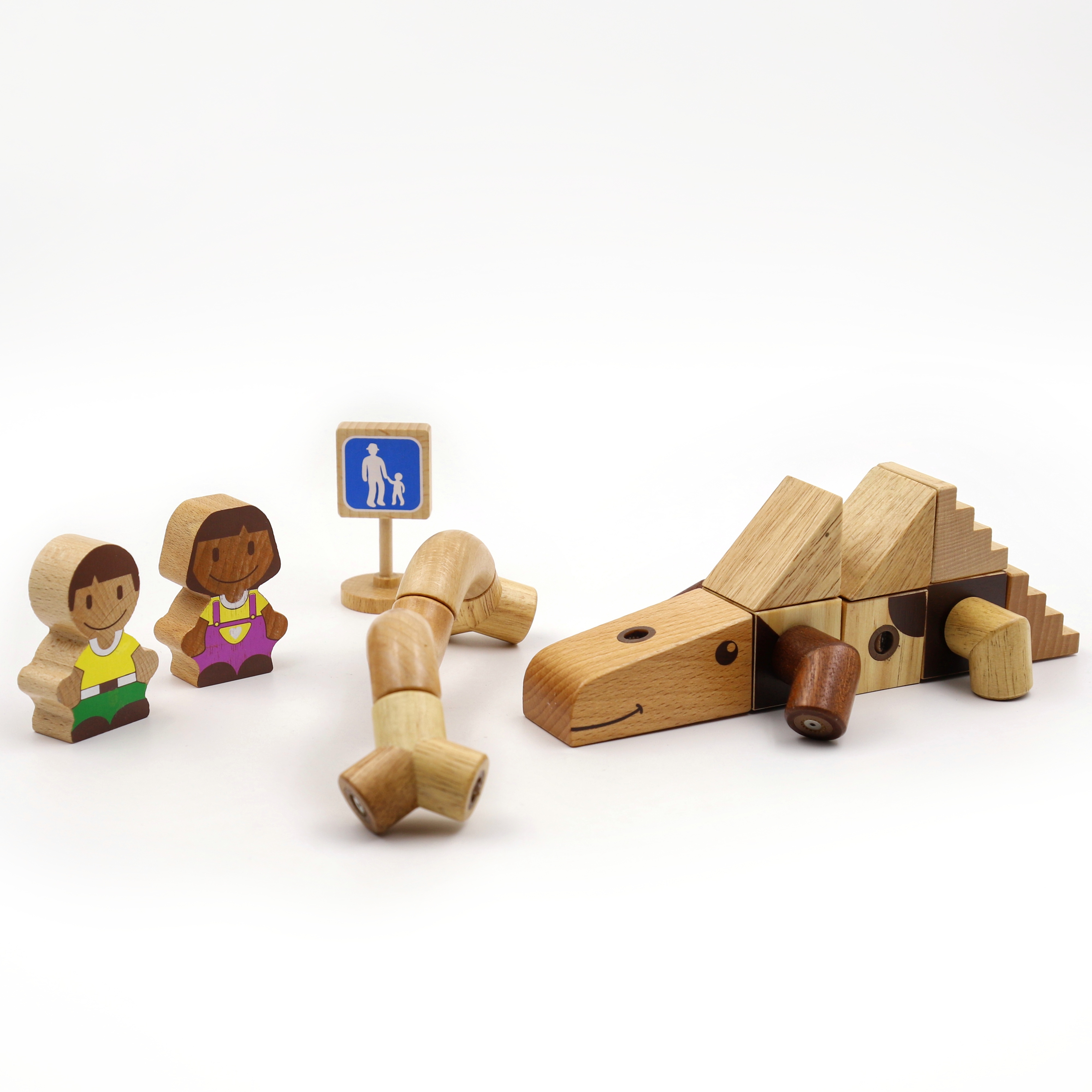Bộ đồ chơi gỗ lắp ráp mô hình cao cấp cho bé