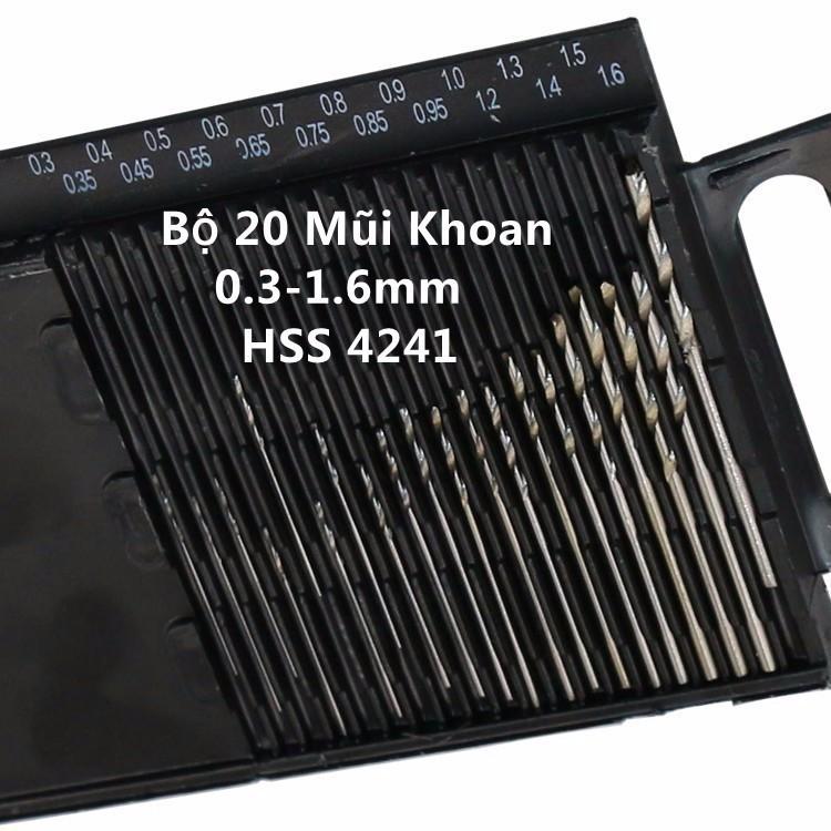 Bộ 20 mũi khoan_HS 4241