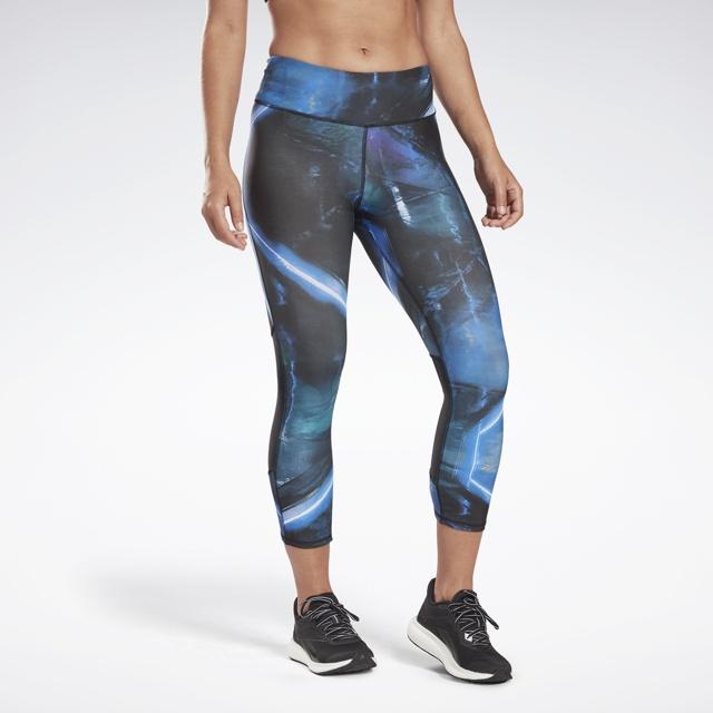 Quần Thể Thao Nữ Reebok Tập Luyện One Series Running 3/4 Tight Print 1 FL0068