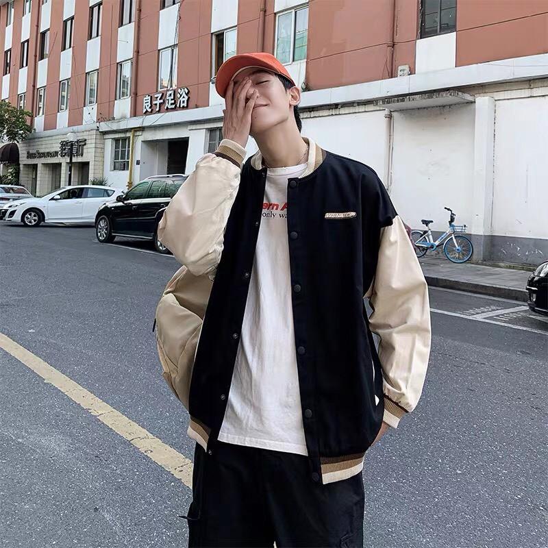 Áo khoác bomber unisex form rộng Wanstop nam nữ ulzzang