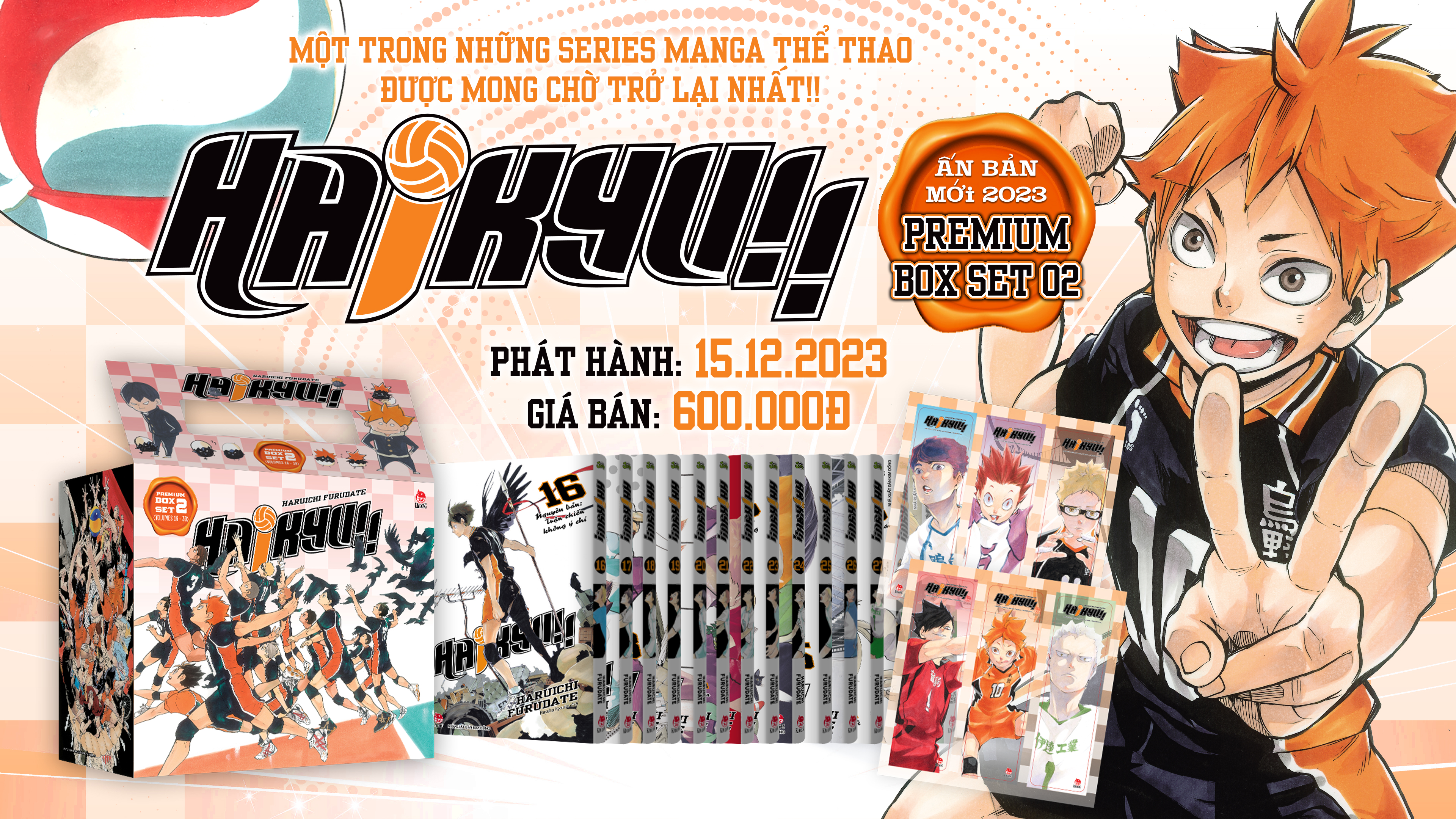 Haikyu!! Premium Boxset 02 (Tập 16 – Tập 30)