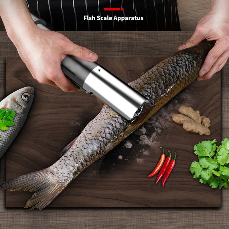 Máy đánh vẩy cá không dây Electric Fish Scaler Brush 12v