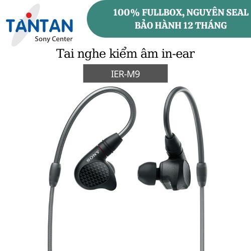 Tai nghe kiểm âm in-ear Sony IER-M9-Loa siêu thanh Tweeter-Bộ màng loa BA mang thiết kế nguyên bản của Sony | Hàng Chính Hãng