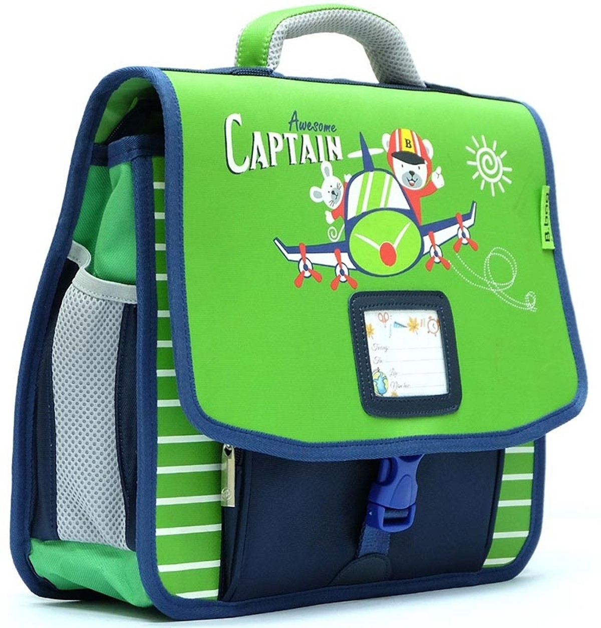Cặp Học Sinh B.BAG Captain C-12-022 - Xanh Lá