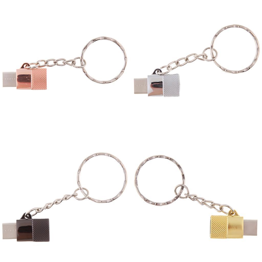 Portable Type-c Male to Micro USB Female OTG Adapter Charging & Data