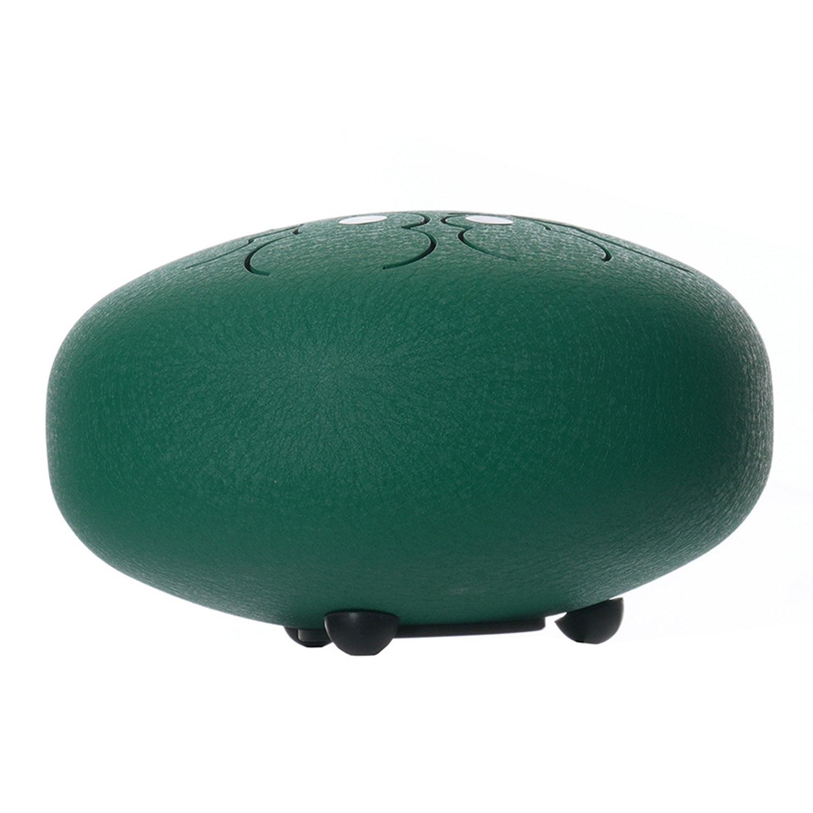 8" Steel Tongue Drum Handpan C Key & Carrying Bag Cleaning Cloth Gift Green