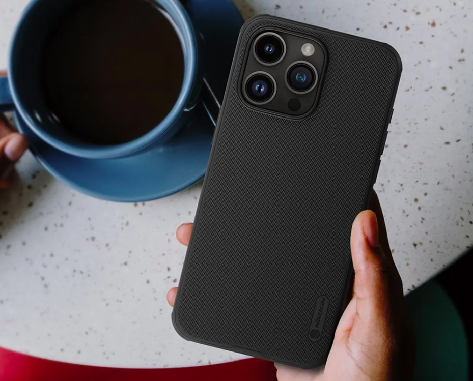 Ốp lưng cho iPhone 15 pro / 15 Pro Max hiệu Nillkin Frosted Shield Pro chống sống chống vân tay - Hàng nhập khẩu