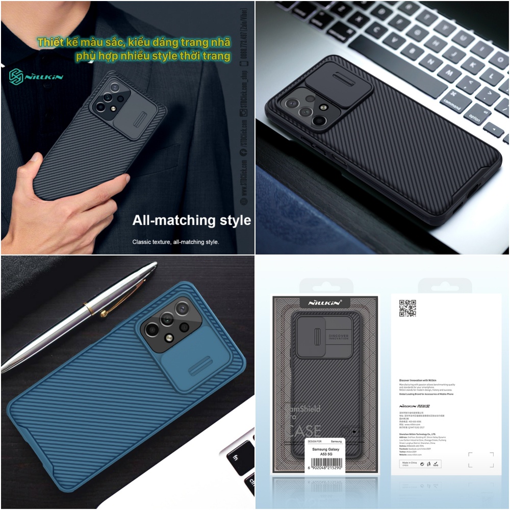 ỐP LƯNG DÀNH CHO ĐIỆN THOẠI SAMSUNG GALAXY A53 5G NILLKIN CAMSHIELD PRO BẢO VỆ CAMERA