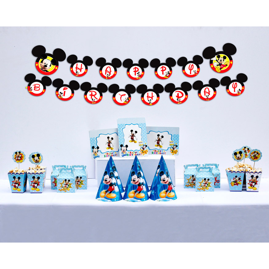 Set đồ phụ kiện sinh nhật Mickey