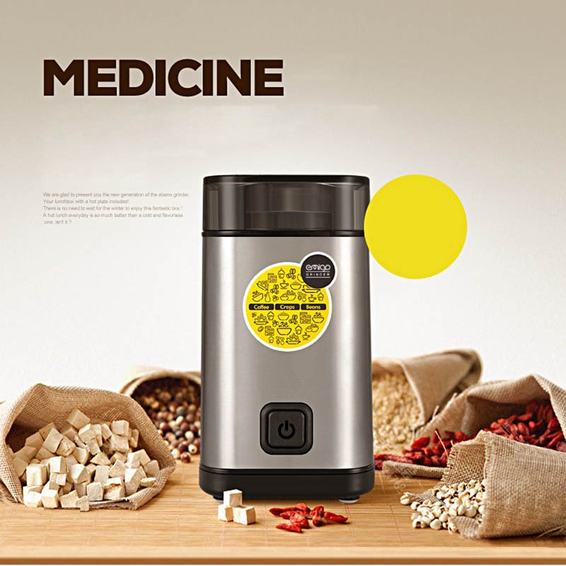 Máy xay cà phê nghiền hạt mini JB-05 300W thép không gỉ Electric Coffee Grinder Stainless Steel