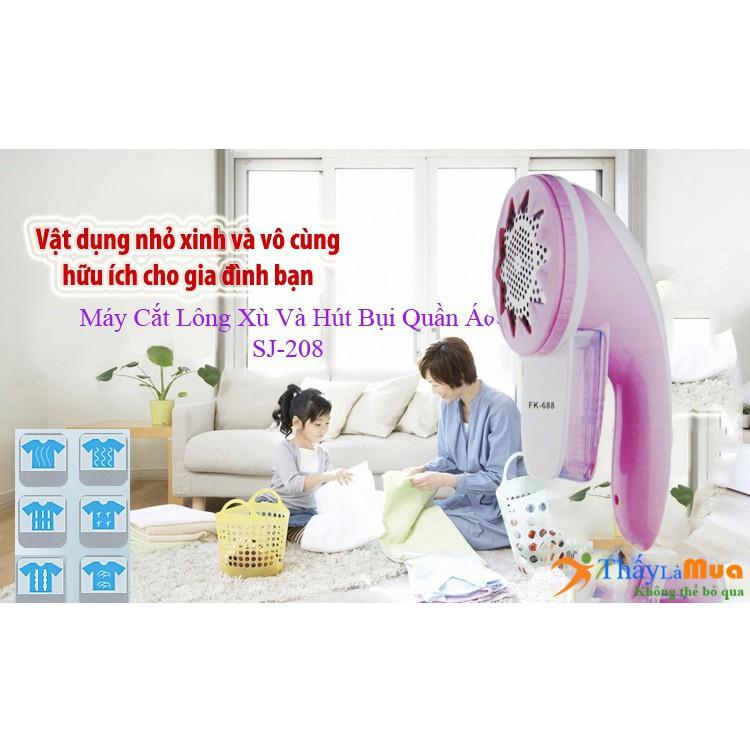 máy cắt lông xù và hút bụi quần áo