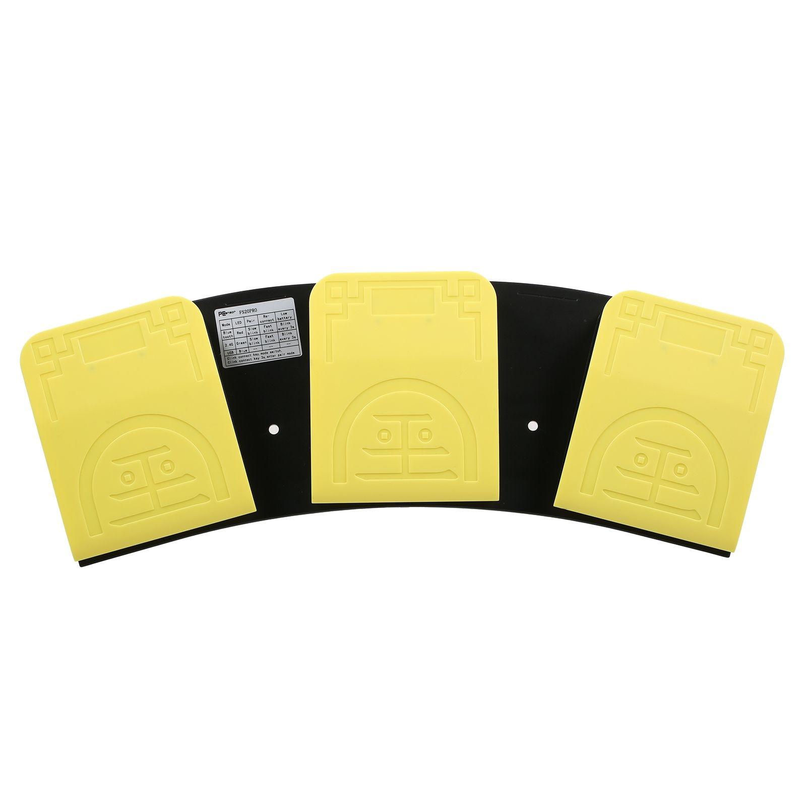 FS20Pro Triple Foot Switch Multifunctional Customized Foot Pedal USB+2.4G+BT Three-mode Connection Mechanical Switch