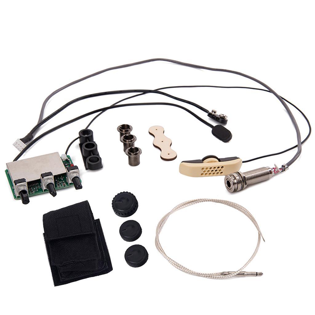 Acoustic Guitar Pickups Active Piezo Pickup EQ Electronic Preamp System
