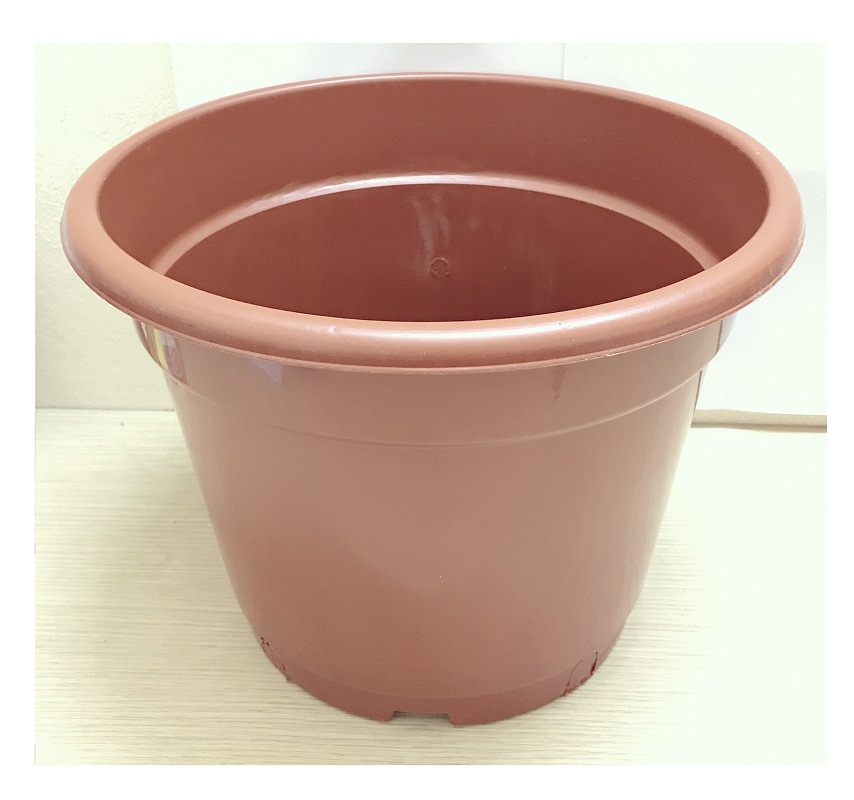 3 Chậu Nhựa Trồng Hoa Cây Cảnh Tròn Đỏ AB350x280 CN