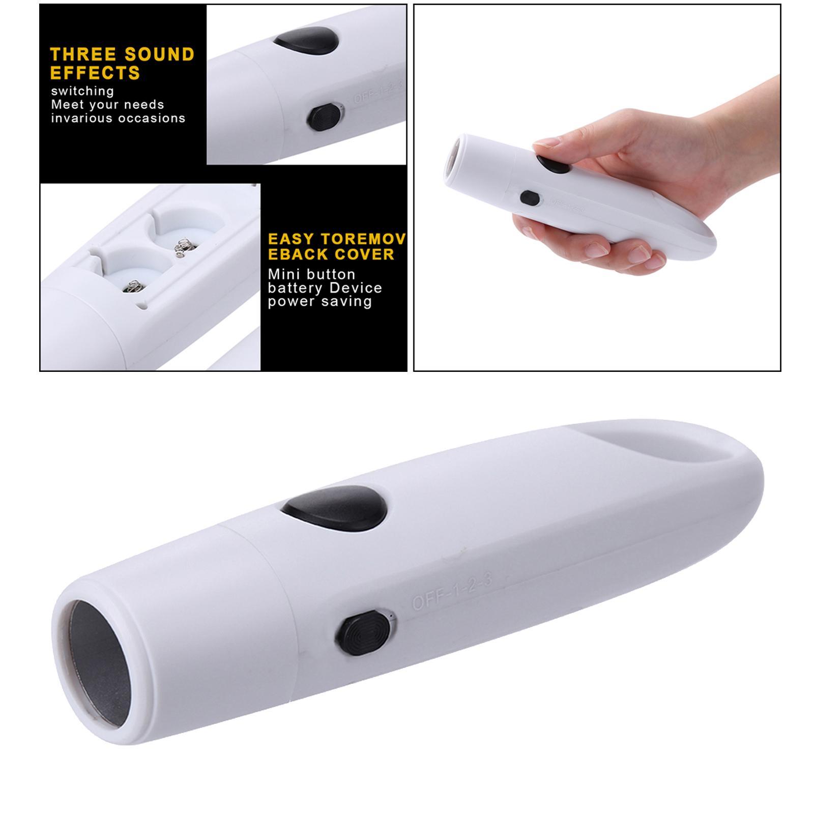 Electronic Electric Whistle w/ Lanyard Hiking Boating White