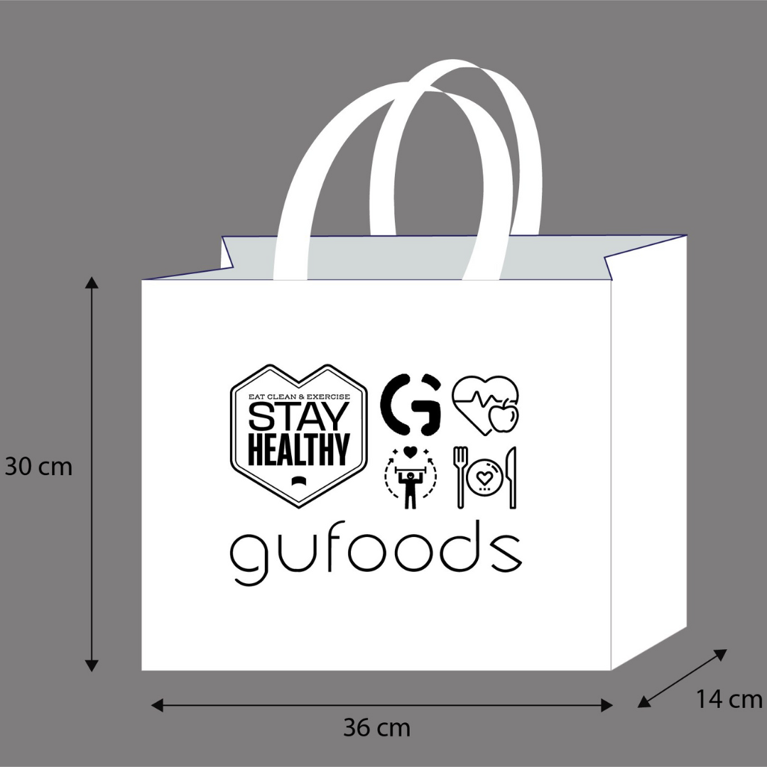 Túi vải canvas GUfoods - Kích thước 36x30x14cm