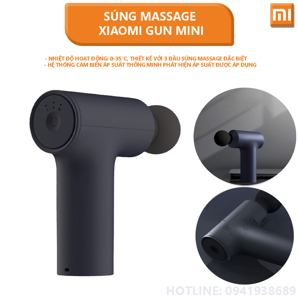 Súng massage cầm tay mini Xiaomi Mijia Gun Mini YMJM-M351 - hàng nhập khẩu