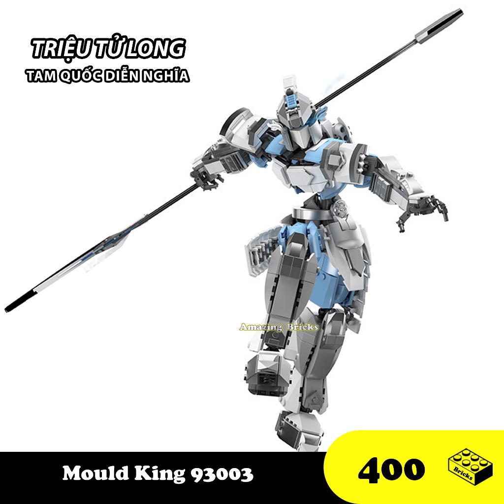 Đồ chơi lắp ráp Triệu Tử Long, Mould King 93003 Tướng tam quốc, Xếp hình thông minh, Mô hình tướng