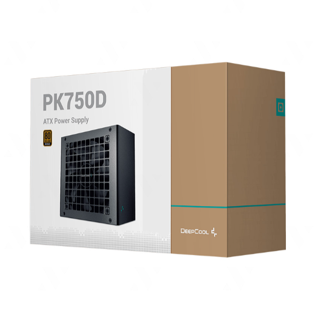 Nguồn máy tính Deepcool PK750D 750W 80 PLUS Bronze - Hàng Chính Hãng