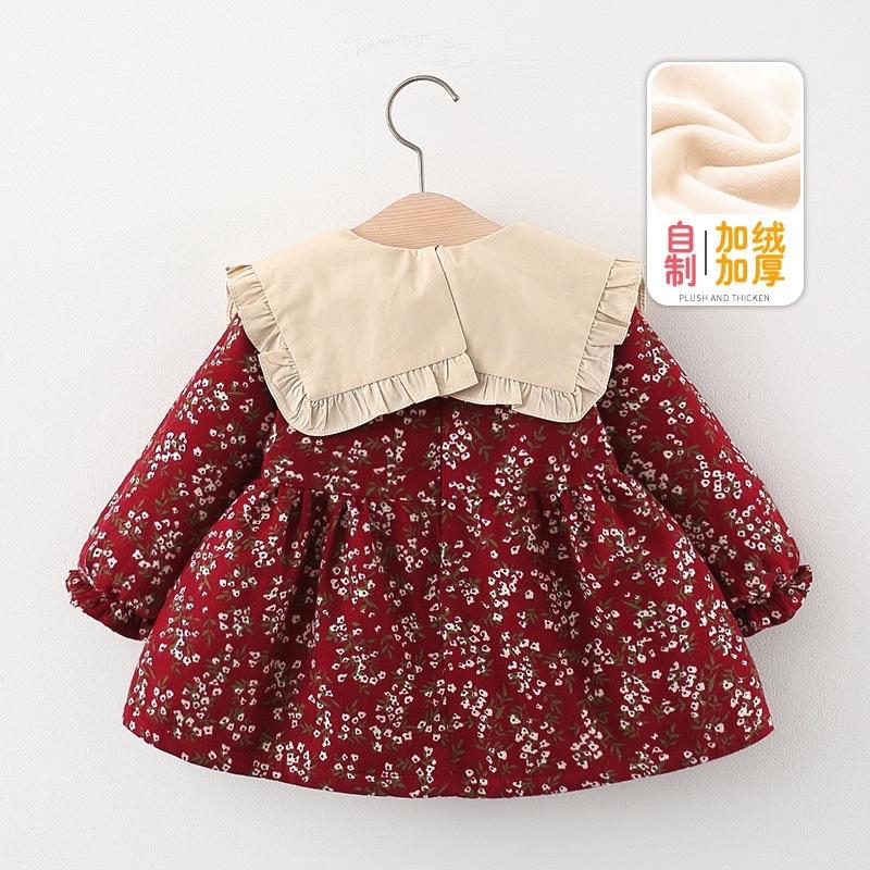 Váy hoa nhí cho bé gái